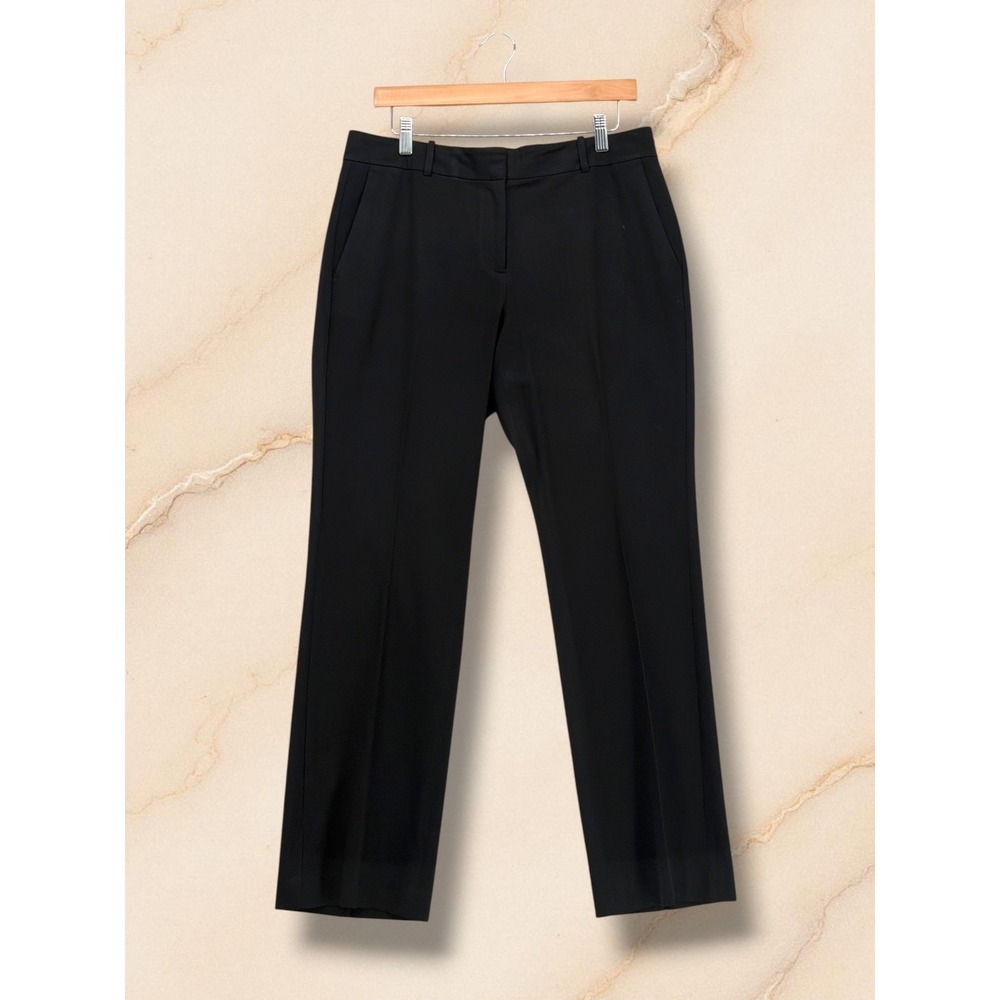 Ann Taylor Ann Fit Black Straight Leg Professional Dress Pants Size 6